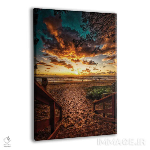تابلو مسیر طلوع آفتاب اثر بن مولدر - نمای پرسپکتیو محصول