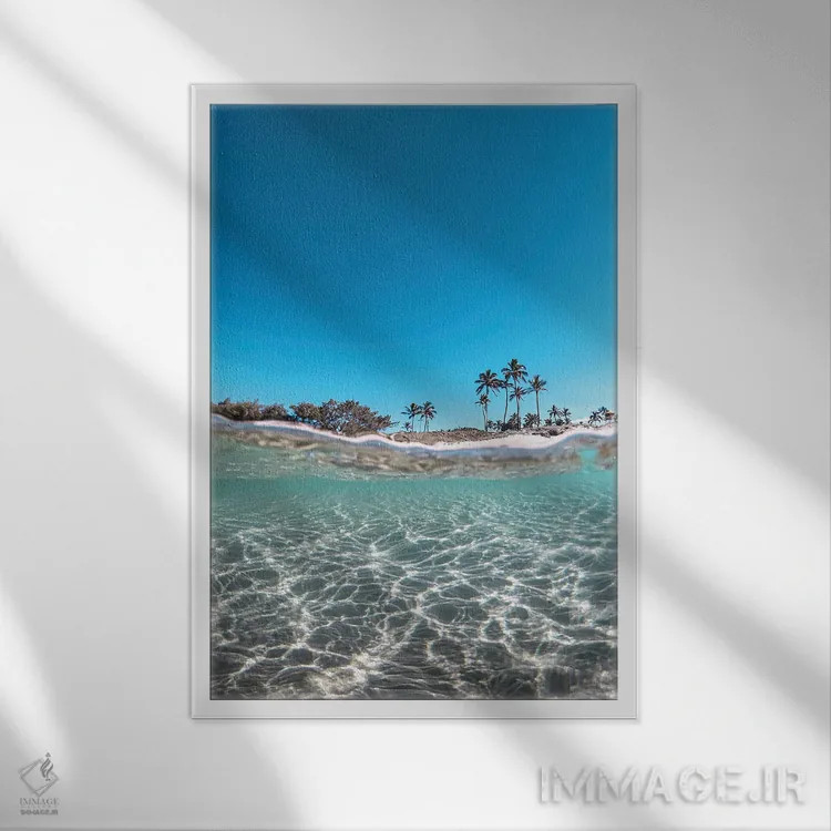 تابلو آرامش اثر بن مولدر - نمای قابدار سفید