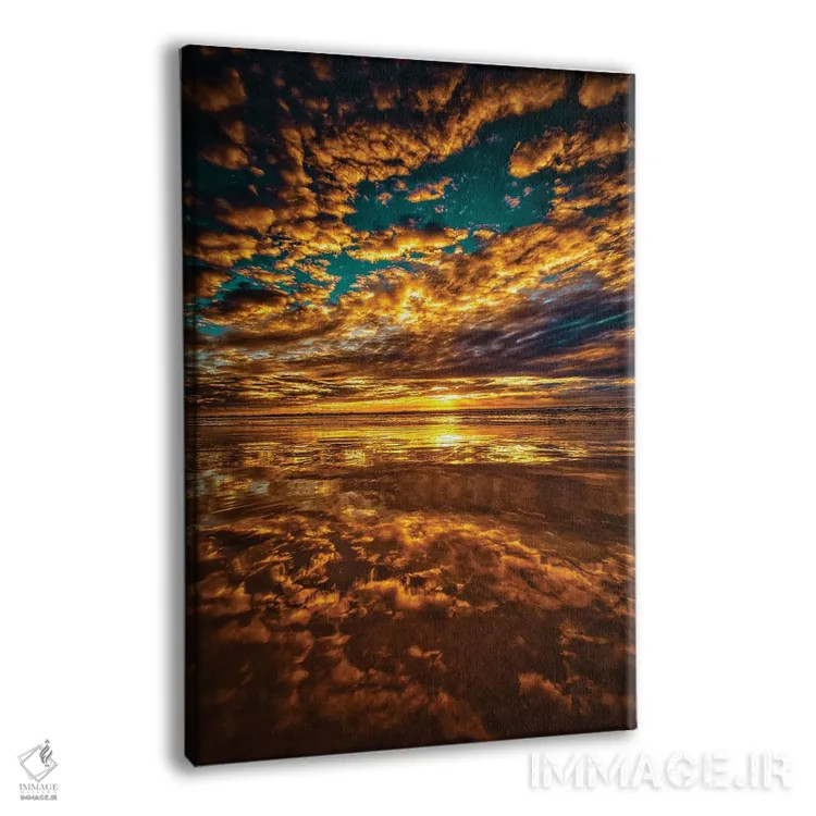 تابلو آسمانهای زنده اثر بن مولدر - نمای پرسپکتیو محصول