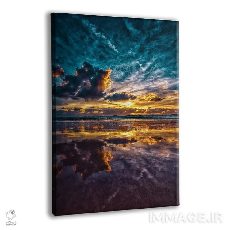 تابلو آسمانهای برقی اثر بن مولدر - نمای پرسپکتیو محصول