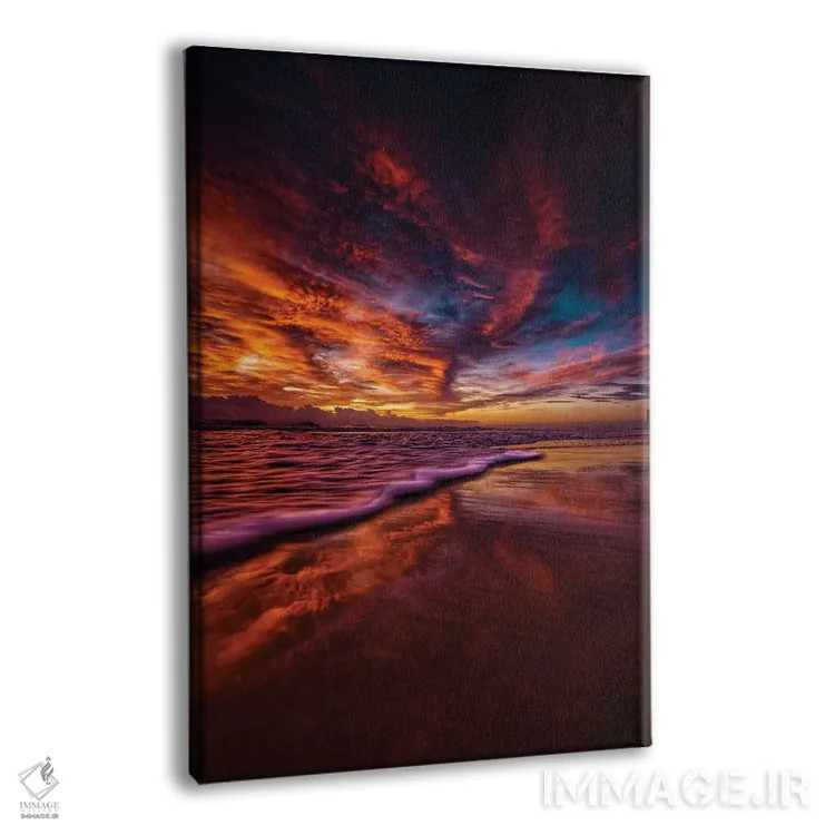 تابلو Sky & Sea,زمین، آسمان و دریا اثر بن مولدر - نمای پرسپکتیو محصول