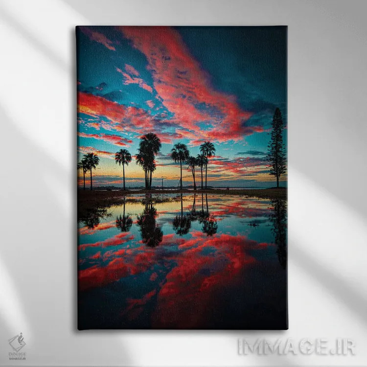 تابلو پس از باران اثر بن مولدر - نمای روبهرو روی دیوار