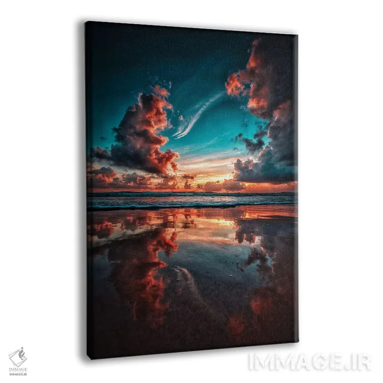 تابلو ابرهای اژدها اثر بن مولدر - نمای پرسپکتیو محصول