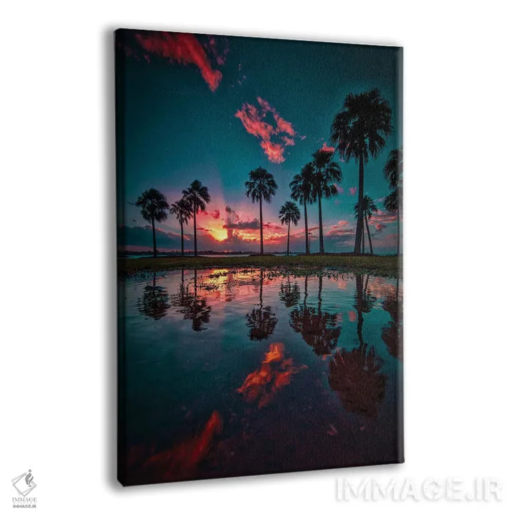 تابلو درختان نخل اثر بن مولدر - نمای پرسپکتیو محصول