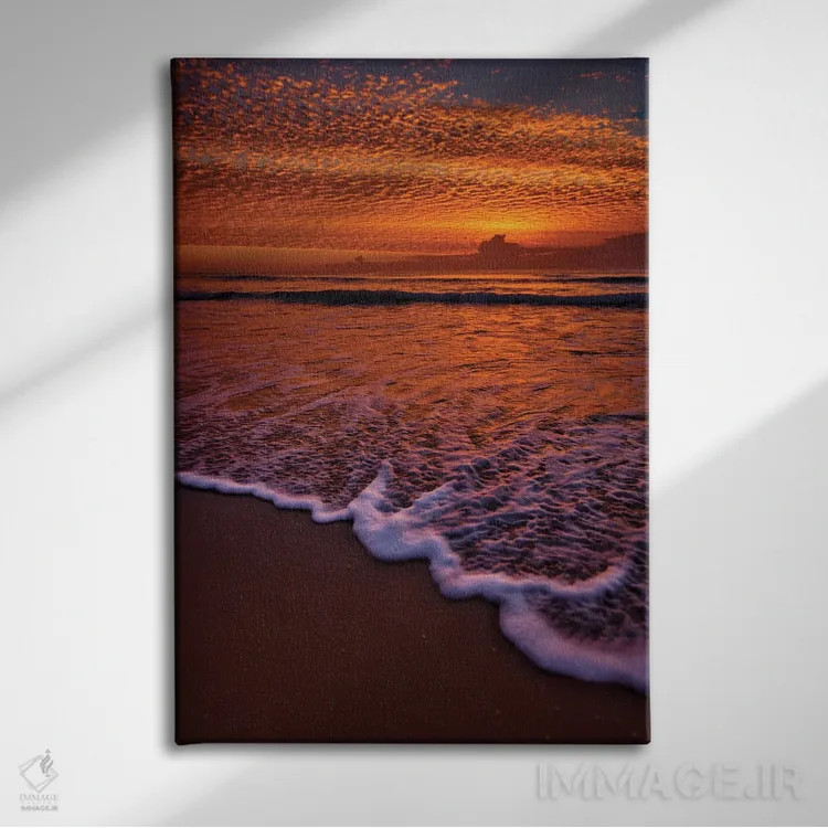 تابلو افقهای دوردست اثر بن مولدر - نمای روبهرو روی دیوار