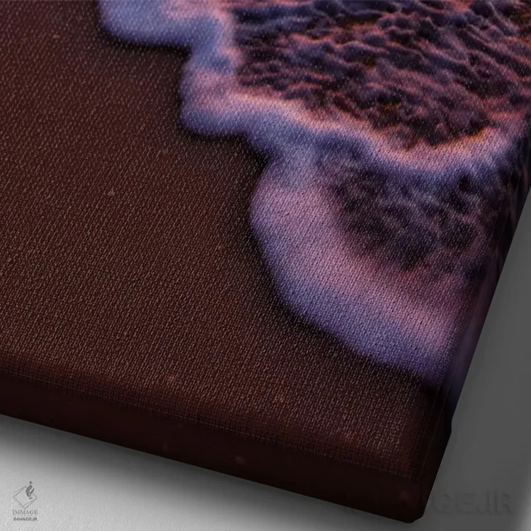 تابلو افقهای دوردست اثر بن مولدر - نمای نزدیک بافت بوم