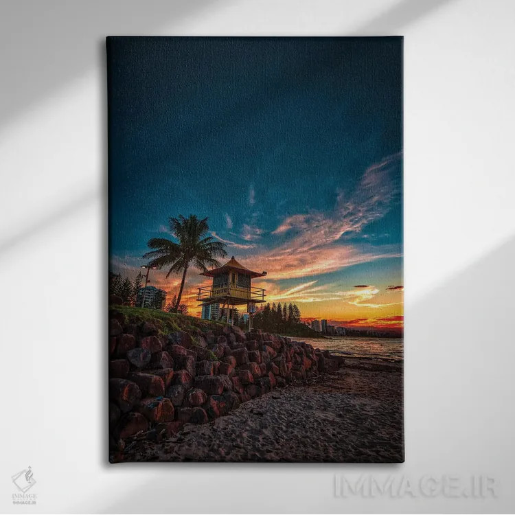 تابلو برج نگهبانی I اثر بن مولدر - نمای روبهرو روی دیوار