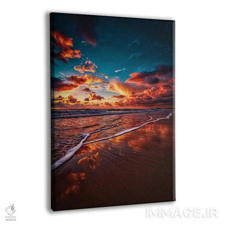 تابلو ابرها و موجها اثر بن مولدر - نمای پرسپکتیو محصول