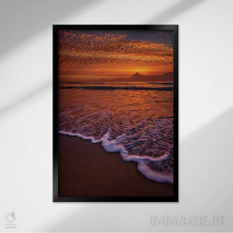 تابلو افقهای دوردست اثر بن مولدر - نمای قابدار مشکی