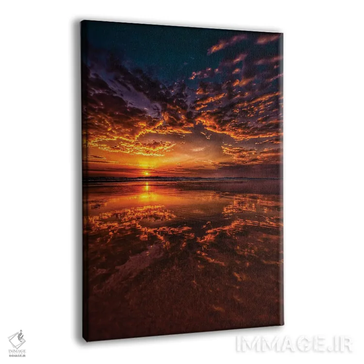 تابلو شادی طلوع آفتاب اثر بن مولدر - نمای پرسپکتیو محصول