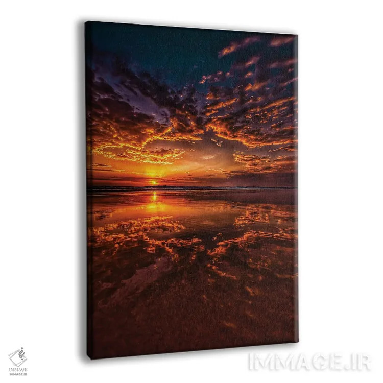 تابلو شادی طلوع آفتاب اثر بن مولدر - نمای پرسپکتیو محصول