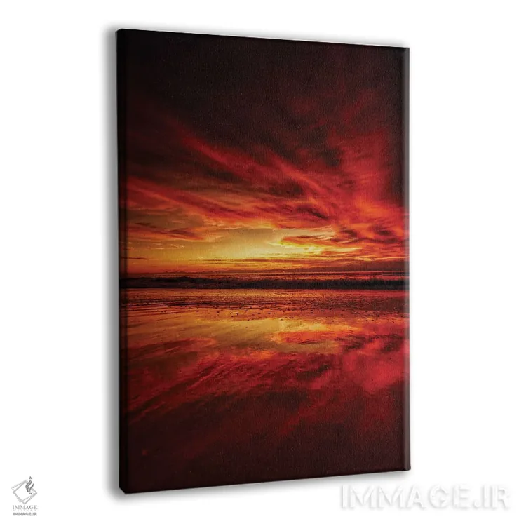 تابلو آتش آسمان اثر بن مولدر - نمای پرسپکتیو محصول
