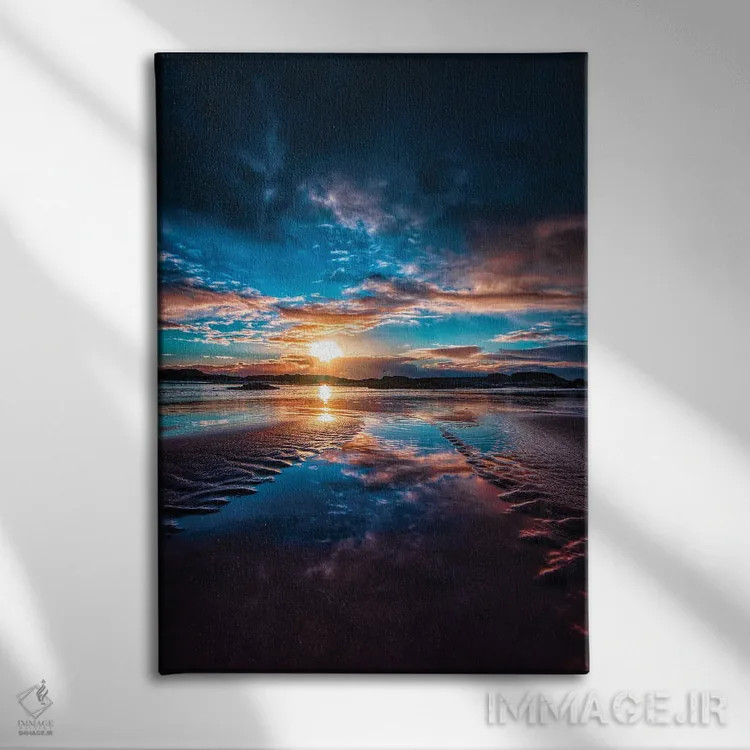 تابلو جزر کم اثر بن مولدر - نمای روبهرو روی دیوار