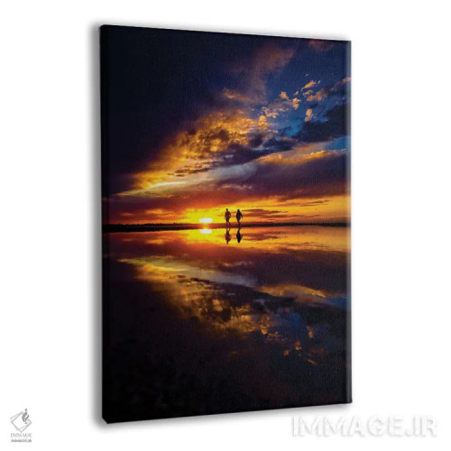 تابلو قدم زدن روی نور اثر بن مولدر - نمای پرسپکتیو محصول