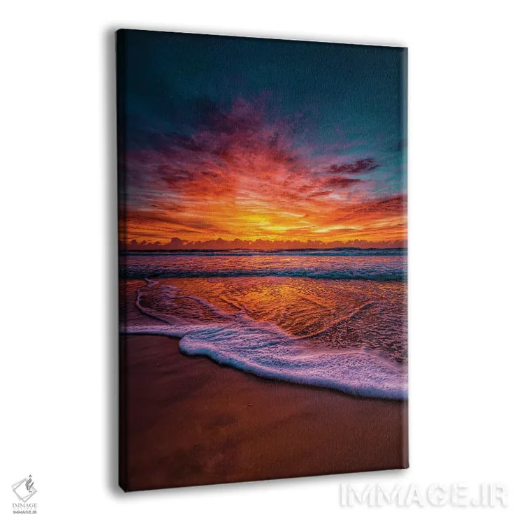 تابلو رنگهای طلوع آفتاب اثر بن مولدر - نمای پرسپکتیو محصول