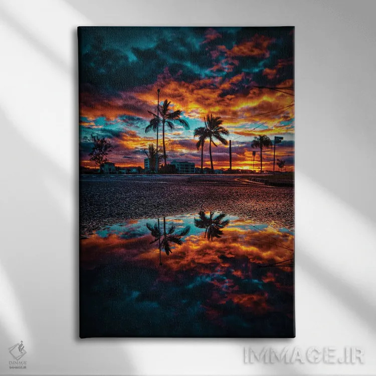 تابلو پیادهرو اثر بن مولدر - نمای روبهرو روی دیوار