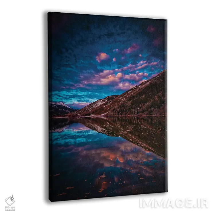 تابلو بازتاب کوهستان اثر بن مولدر - نمای پرسپکتیو محصول