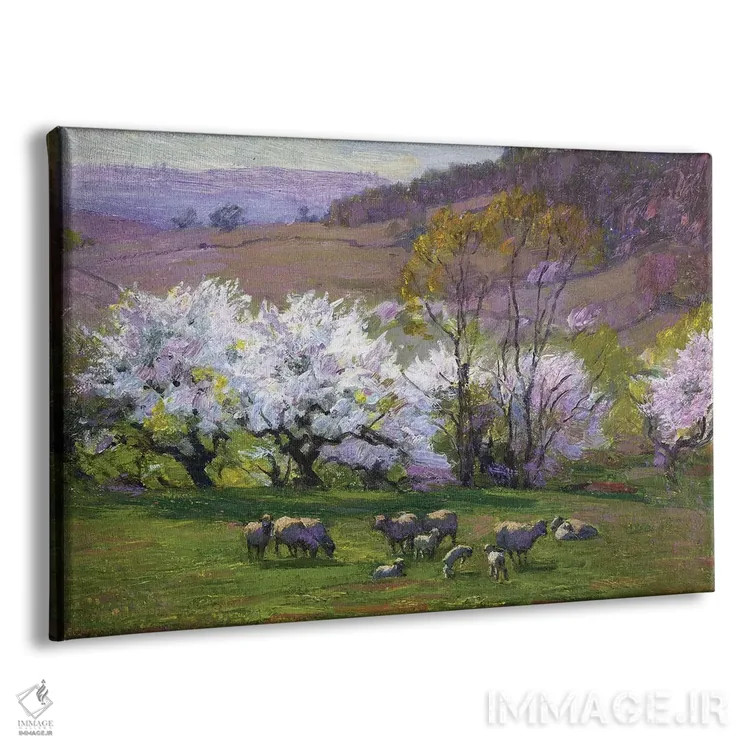 تابلو ,زمان شکوفهدهی اثر ادوارد هنری پاتهست - نمای پرسپکتیو محصول