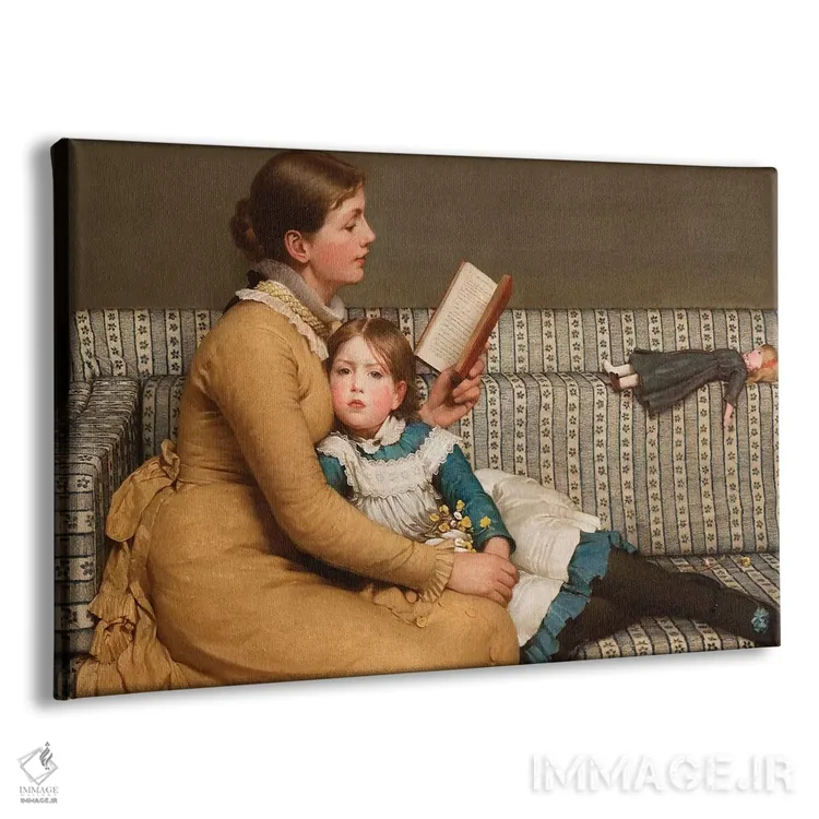 تابلو c.1879,آلیس در سرزمین عجایب، حدود ۱۸۷۹ اثر جورج دانلوپ لزلی (نقاش ژانر انگلیسی) - نمای پرسپکتیو محصول