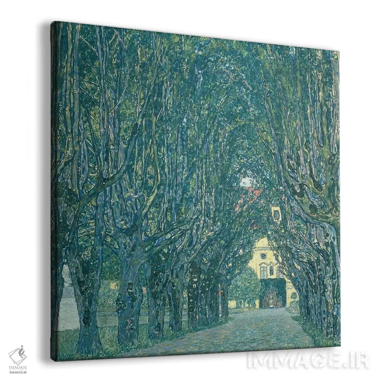 تابلو 1912,خیابان در پارک شلوس کامر، ۱۹۱۲ اثر گوستاو کلیمت - نمای پرسپکتیو محصول