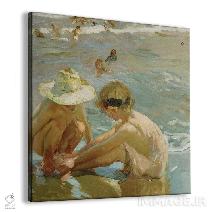 تابلو 1909,پای مجروح، ۱۹۰۹ اثر خواکین سورویا باستیدا (نقاش اسپانیایی) - نمای پرسپکتیو محصول