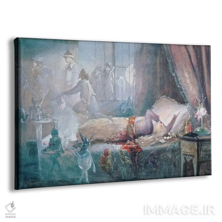 تابلو جنس رویاها از آن ساخته شدهاند اثر جان انستر فیتزجرالد - نمای پرسپکتیو محصول