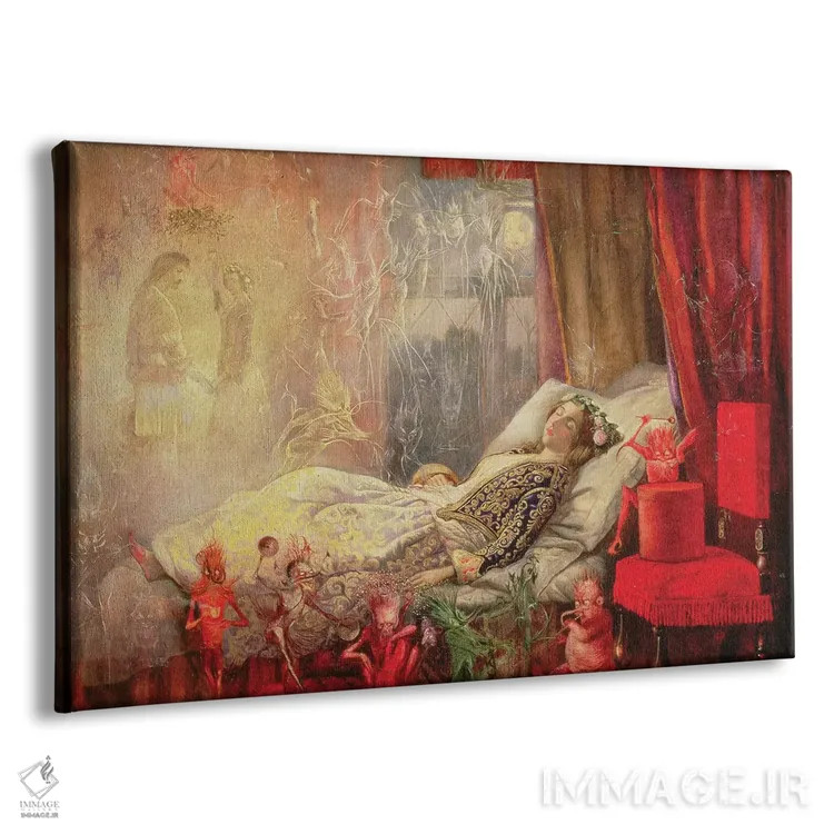 تابلو 1858,جنس رویاها از آن ساخته شدهاند، ۱۸۵۸ اثر جان انستر فیتزجرالد - نمای پرسپکتیو محصول