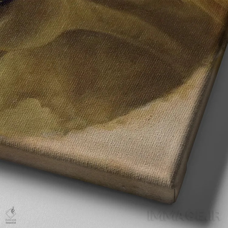 تابلو 1848,اسبهای فرعون، ۱۸۴۸ اثر جان فردریک هرینگ سینیور - نمای نزدیک بافت بوم