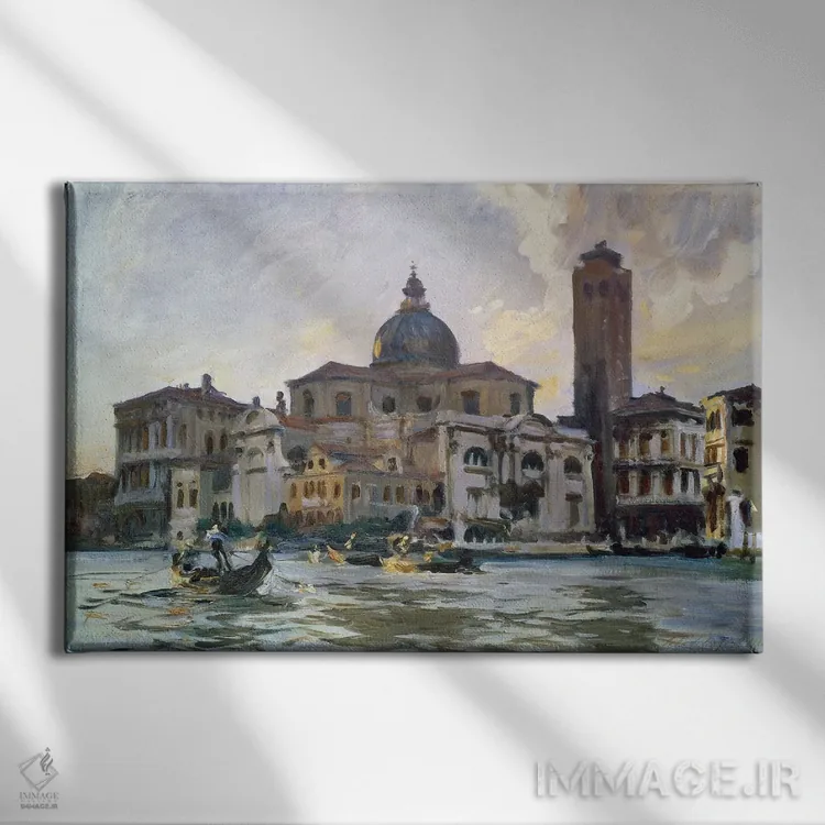 تابلو Venice, 1913,پالاتزو لابیا، ونیز، ۱۹۱۳ اثر جان سینگر سارجنت (نقاش پرتره آمریکایی) - نمای روبهرو روی دیوار