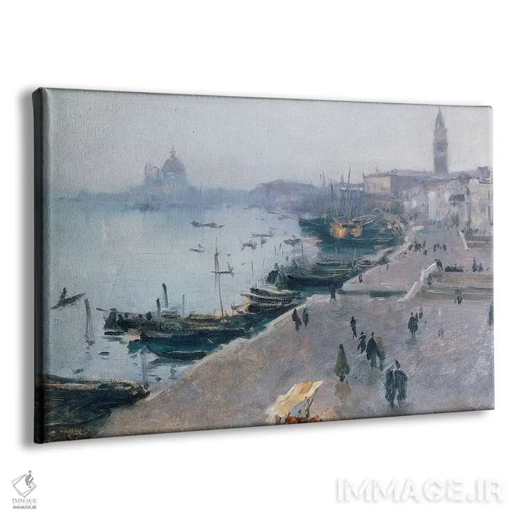 تابلو ونیز در هوای خاکستری اثر جان سینگر سارجنت (نقاش پرتره آمریکایی) - نمای پرسپکتیو محصول