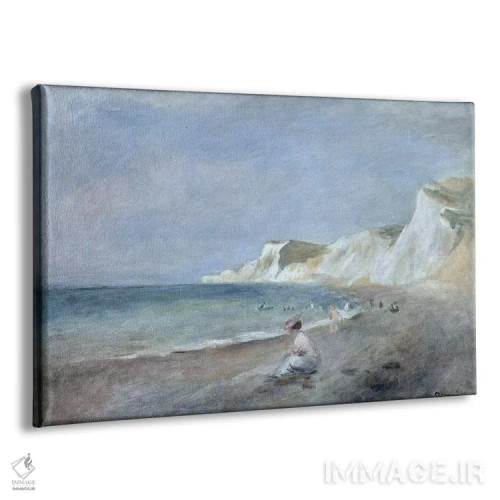 تابلو c.1880,ساحل وارانژویل، حدود ۱۸۸۰ اثر پیر-اوگوست رنوار - نمای پرسپکتیو محصول
