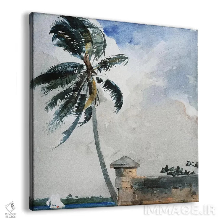 تابلو نسیم استوایی، ناسائو، ۱۸۸۹-۹۰ اثر وینسلو هومر - نمای پرسپکتیو محصول