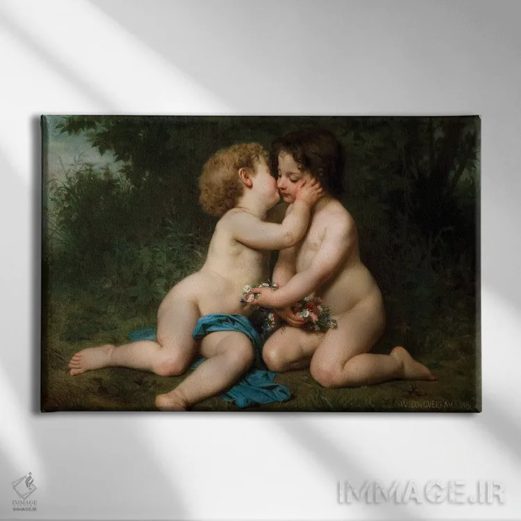 تابلو صلح، ۱۸۶۰ اثر ویلیام-آدولف بوگرئو (نقاش آکادمیک فرانسوی) - نمای روبهرو روی دیوار