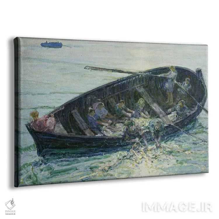 تابلو صید معجزهآسای ماهیها، حدود ۱۹۱۳-۱۴ اثر هنری اوسوا تانر - نمای پرسپکتیو محصول