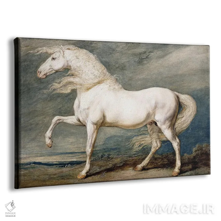 تابلو آدونیس، اسب محبوب شاه جورج سوم اثر جیمز وارد - نمای پرسپکتیو محصول
