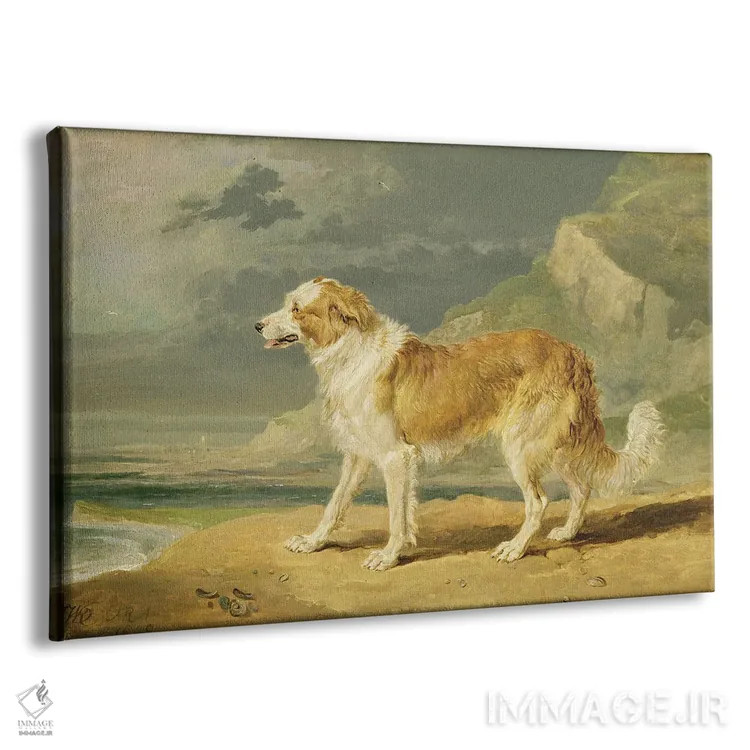 تابلو کولی موخشن، ۱۸۰۹ (نوعی سگ) اثر جیمز وارد - نمای پرسپکتیو محصول