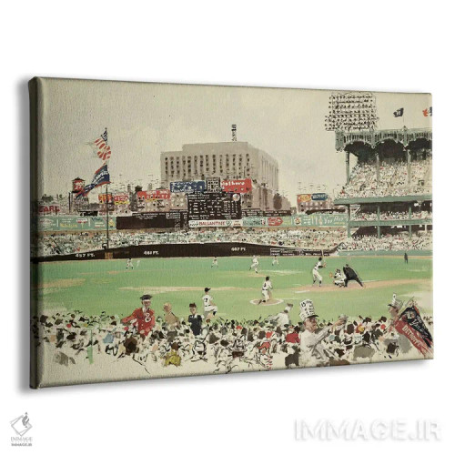 تابلو ورزشگاه یانکی، نیویورک اثر مکتب آمریکایی (سبک یا گروه هنری) - نمای پرسپکتیو محصول