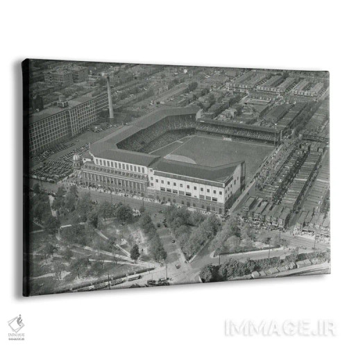 تابلو نمای هوایی از ورزشگاه شیب، بازی اول، سری جهانی، اول اکتبر ۱۹۳۰ اثر عکاس آمریکایی (عنوان عمومی) - نمای پرسپکتیو محصول