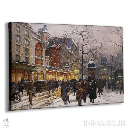 تابلو ماتینه در مولن روژ، پاریس اثر اوژن گالین-لالو - نمای پرسپکتیو محصول