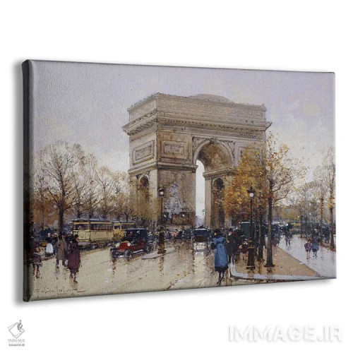 تابلو طاق پیروزی، پاریس اثر اوژن گالین-لالو - نمای پرسپکتیو محصول