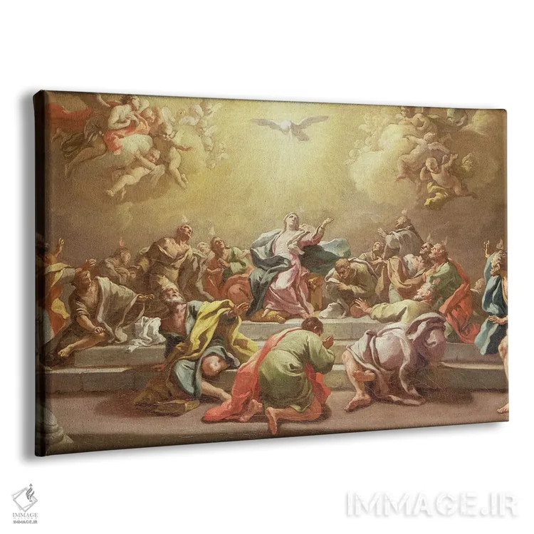 تابلو نزول روحالقدس اثر فرانچسکو د مورا (نقاش ایتالیایی) - نمای پرسپکتیو محصول