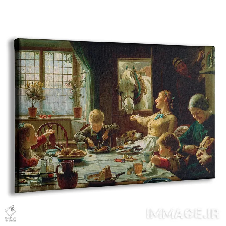 تابلو یکی از اعضای خانواده، ۱۸۸۰ اثر فردریک جورج کوتمان - نمای پرسپکتیو محصول