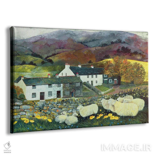 تابلو 1988,سرزمین گوسفندان، ۱۹۸۸ اثر لیزا گرا یِنسن - نمای پرسپکتیو محصول