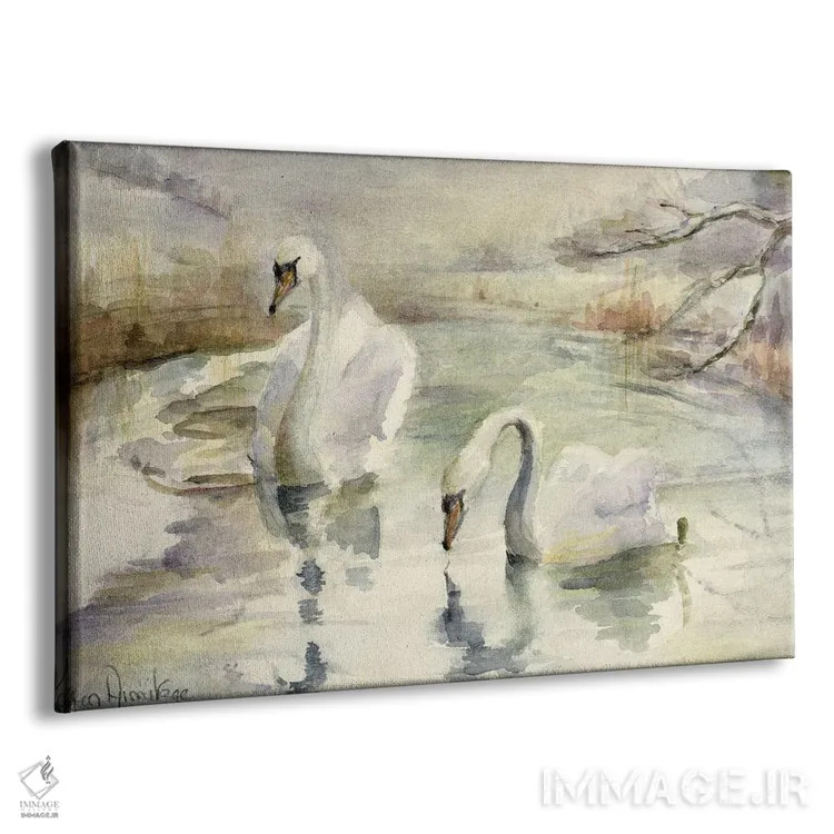 تابلو قوها در زمستان اثر کارن آرمیتاژ - نمای پرسپکتیو محصول