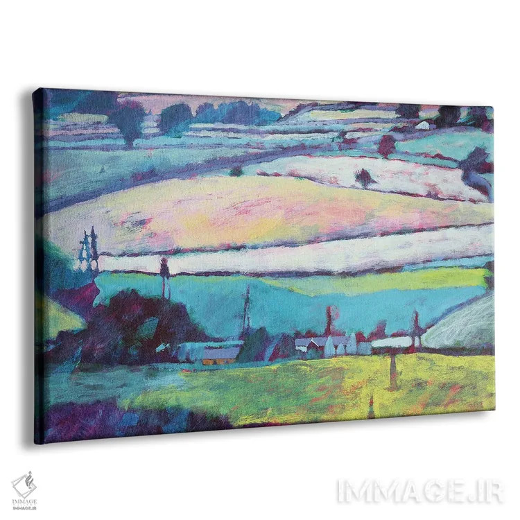 تابلو مزرعه اثر پل پوویس - نمای پرسپکتیو محصول