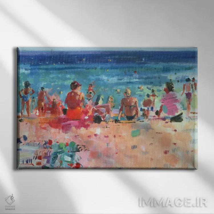 تابلو عصر آفتابی تنبل اثر پیتر گراهام - نمای روبهرو روی دیوار