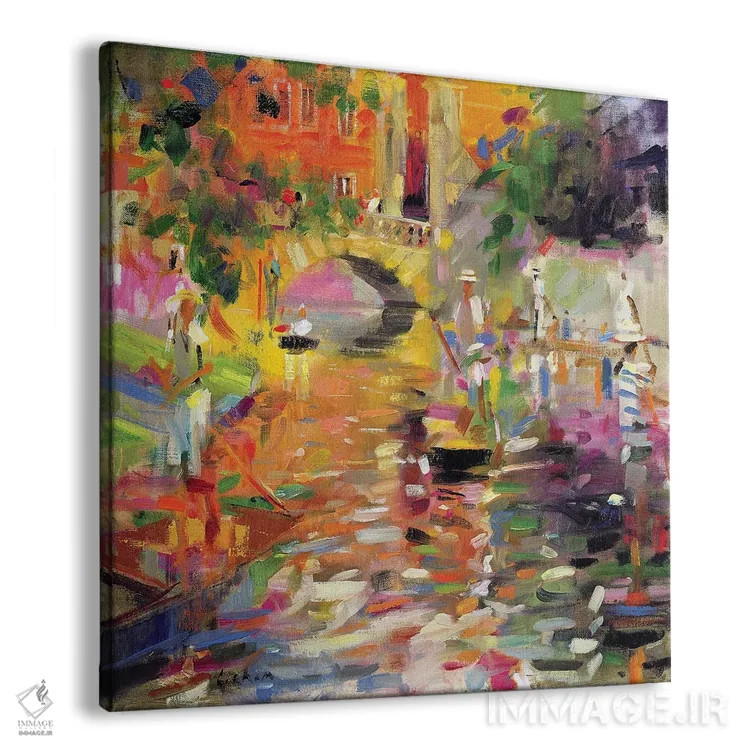 تابلو گرمای تابستان اثر پیتر گراهام - نمای پرسپکتیو محصول