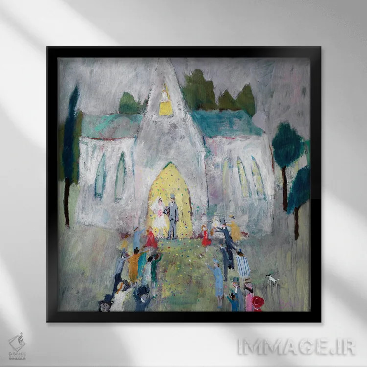 تابلو 2011,روز عروسی، ۲۰۱۱ اثر سوزان باور - نمای قابدار مشکی
