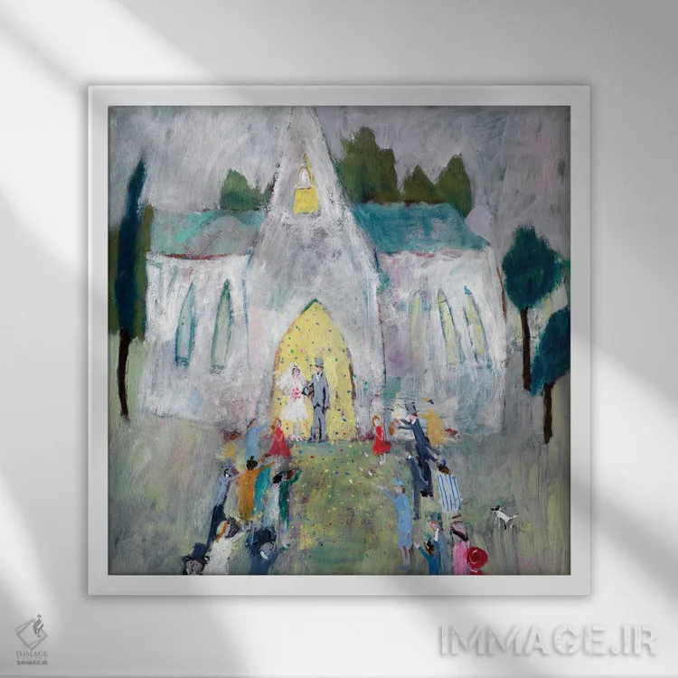 تابلو 2011,روز عروسی، ۲۰۱۱ اثر سوزان باور - نمای قابدار سفید