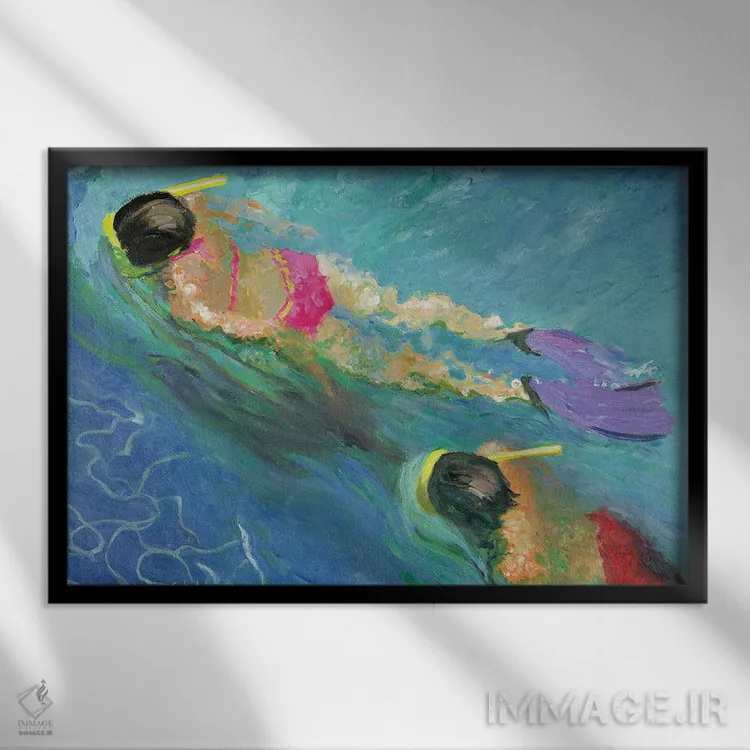 تابلو 2005,تعقیب، ۲۰۰۵ اثر ویلیام ایرلند - نمای قابدار مشکی